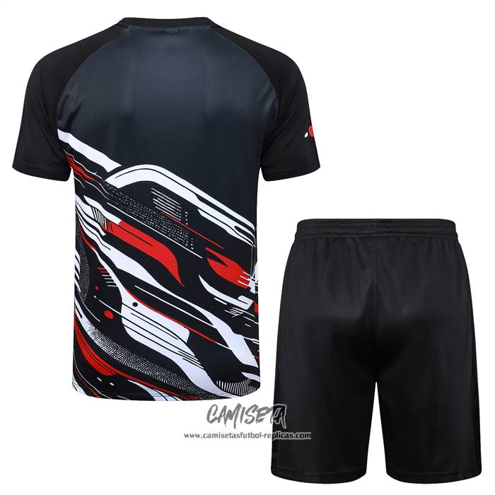Chandal del Sao Paulo 2025-2026 Manga Corta Negro - Pantalon Corto